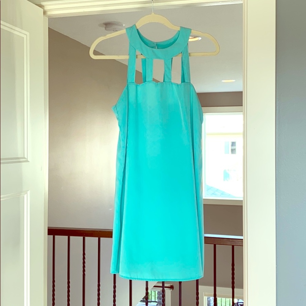 Teal Dress